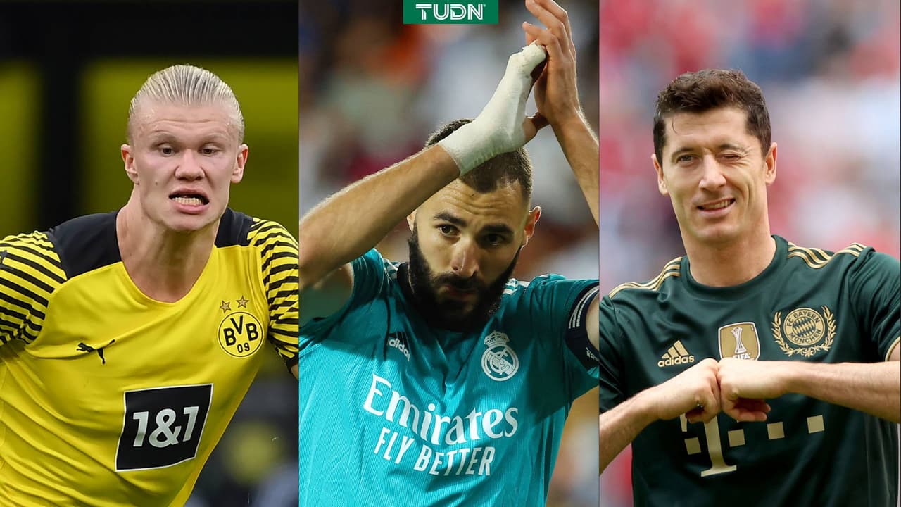 Haaland y Lewandowski superan a Benzema como goleadores