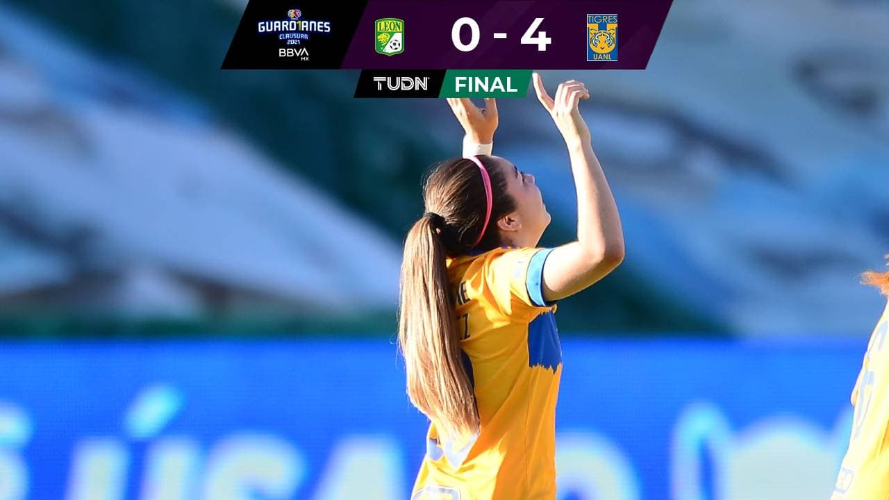 Katty Martínez brilla en goleada de Tigres sobre León