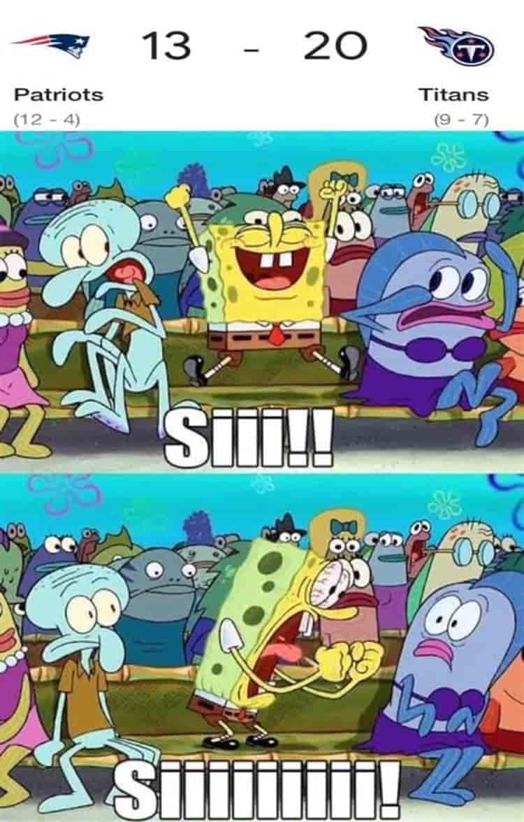 Los Patriots de Tom Brady se volvieron el centro de burla por su pronta eliminación en Playoffs.