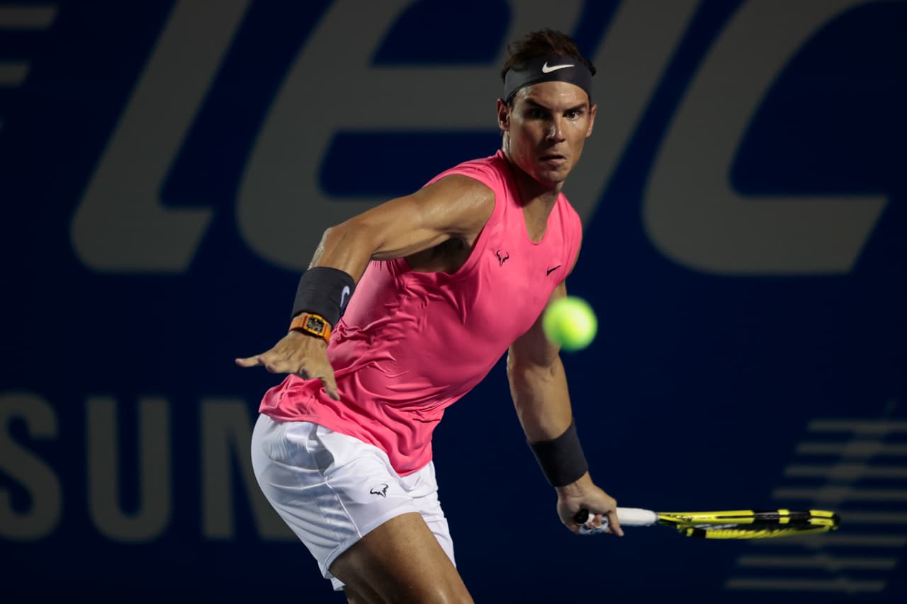 Rafael Nadal debuta con triunfo en el Abierto Mexicano de Tenis