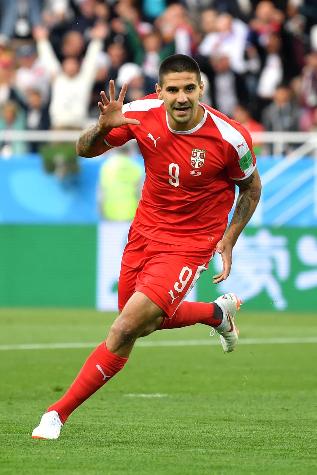 9. Aleksandar Mitrovic (23 años / Serbia) - Un gol ante Suiza.