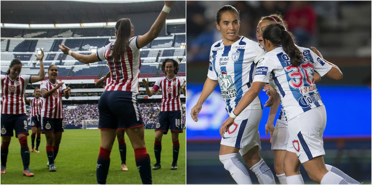 Chivas y Pachuca jugarán la histórica primera final de la Liga MX femenil