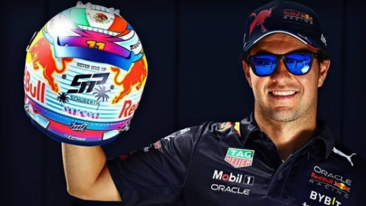 Sergio 'Checo' Pérez estrenará casco en el Gran Premio de Miami