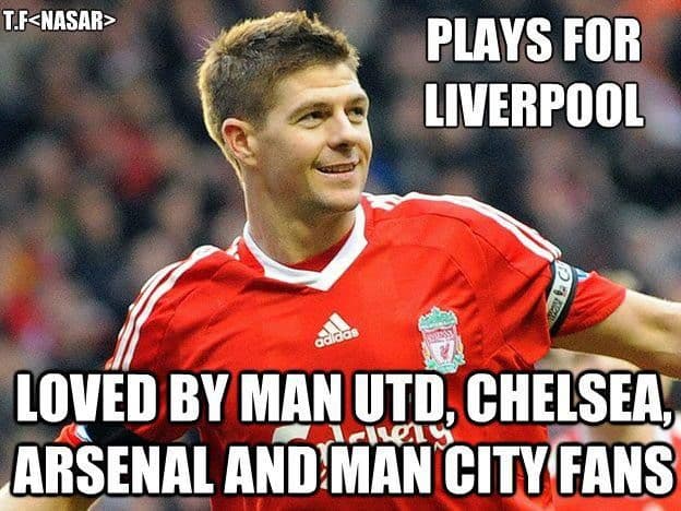 En Inglaterra todavía se recuerda el inoportuno resbalón de Gerrard contra el Chelsea que le costó la liga al Liverpool en 2014.