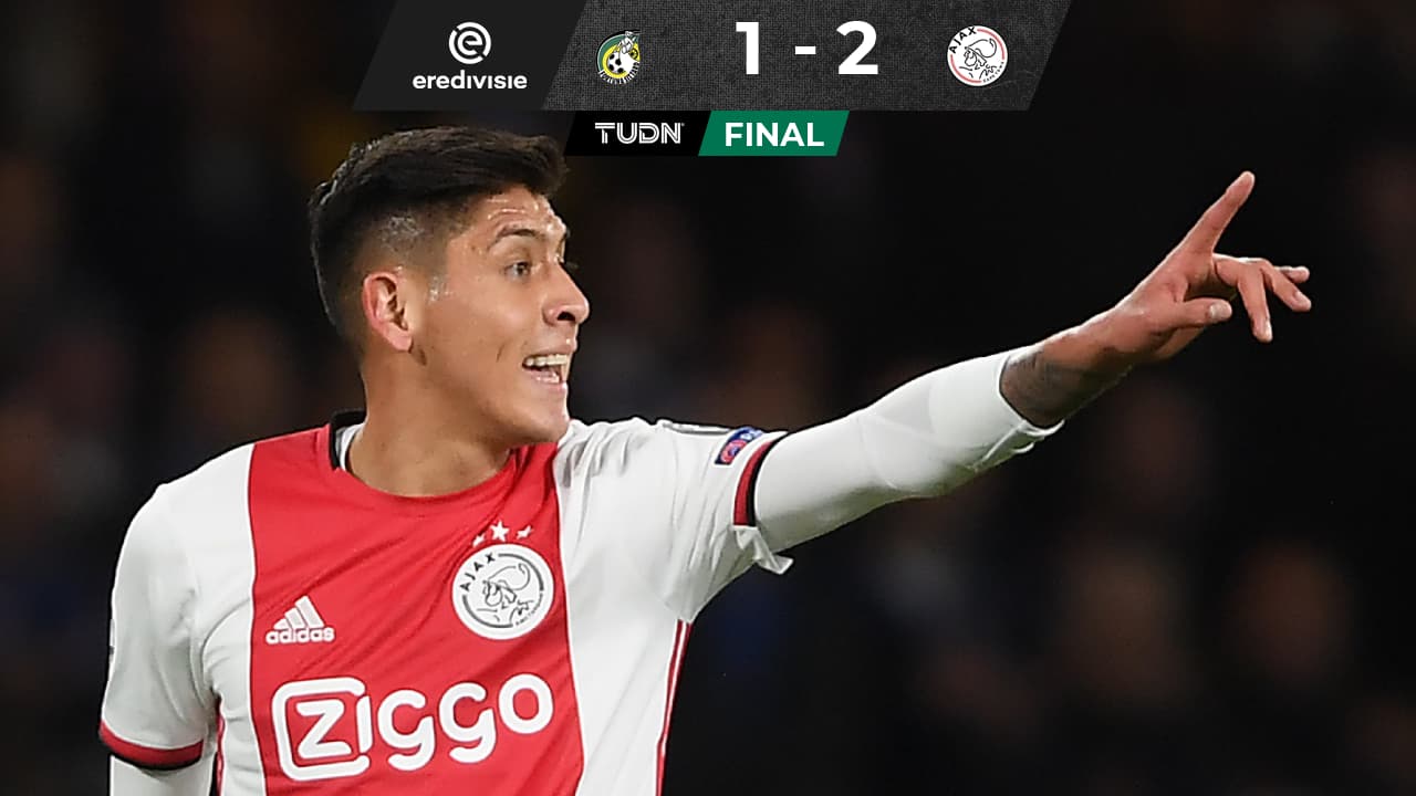 Edson Álvarez tuvo minutos en la victoria del Ajax ante Sittard