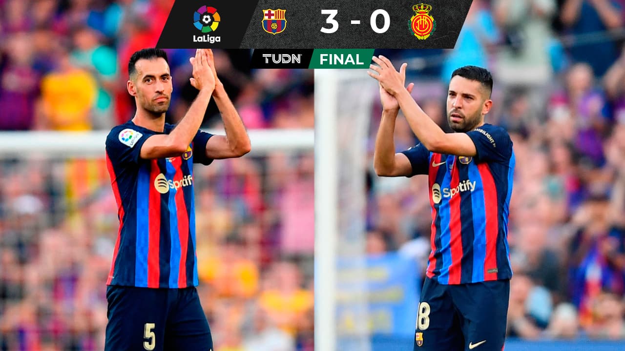 Barcelona golea al Mallorca en despedida de Busquets, Alba y el viejo Camp Nou