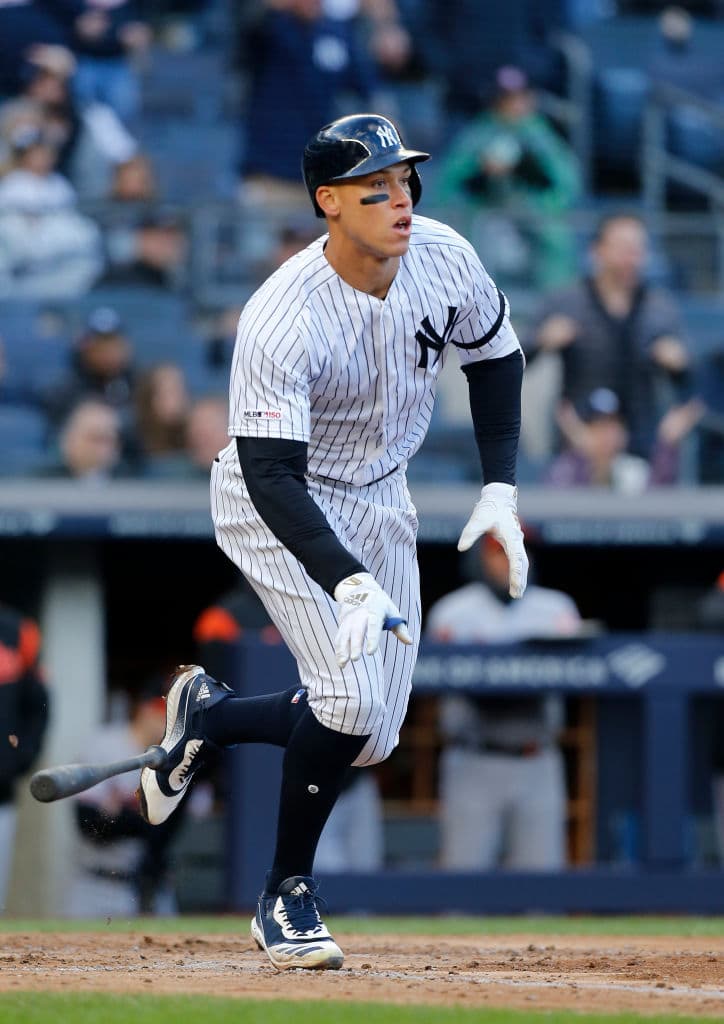 Aaron Judge remolcó dos anotaciones para los New York Yankees en este juego pero se ponchó en cuatro ocasiones.