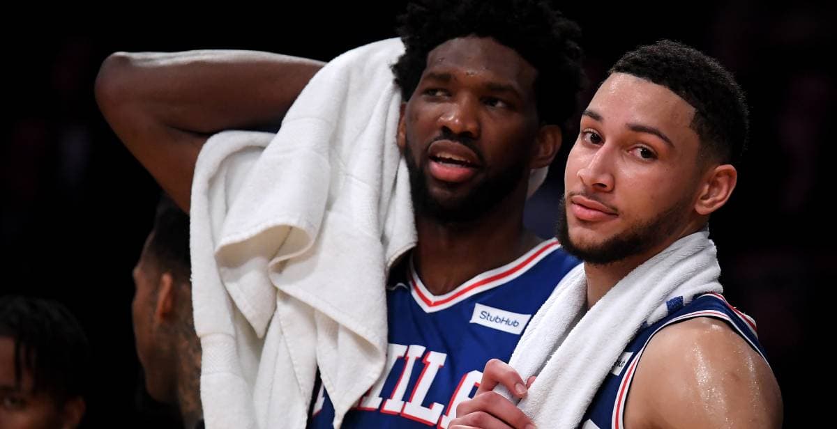 Embiid y Simmons son baja del Juego de Estrellas de la NBA