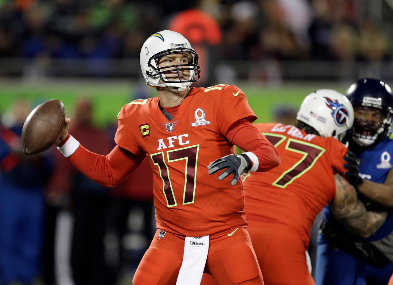 Rivers sumó 8 Pro Bowls junto con Antonio Gates, representando a los Chargers y a la AFL desde 1970,siguiendo a Junior Seau con 12.