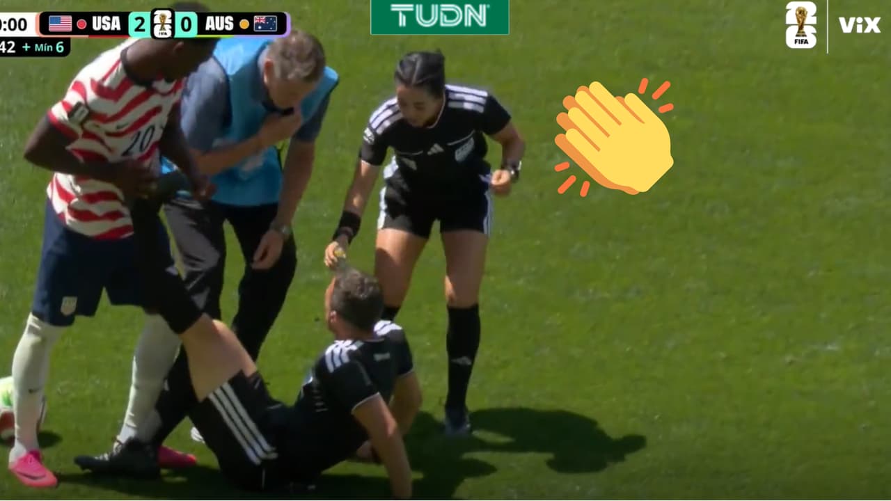La inesperada intención de Katia Itzel en el Estados Unidos vs. Australia