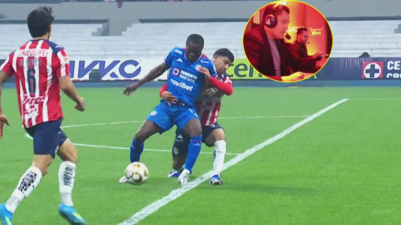 Cruz Azul vs. Chivas: ¿era o no penal de Bryan González sobre Ebere que acabó en gol?