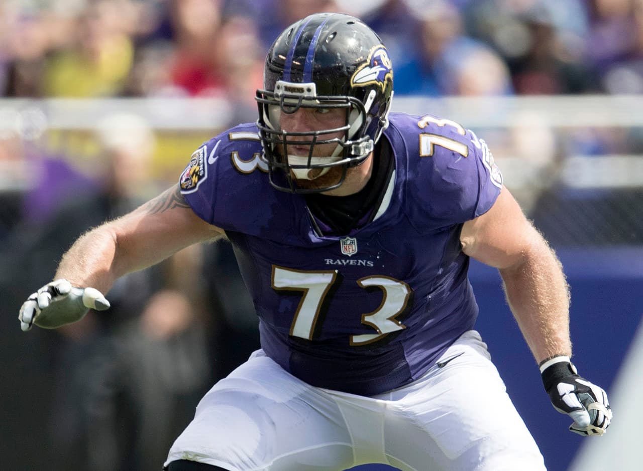 <b>G: MARSHAL YANDA, Baltimore Ravens</b>