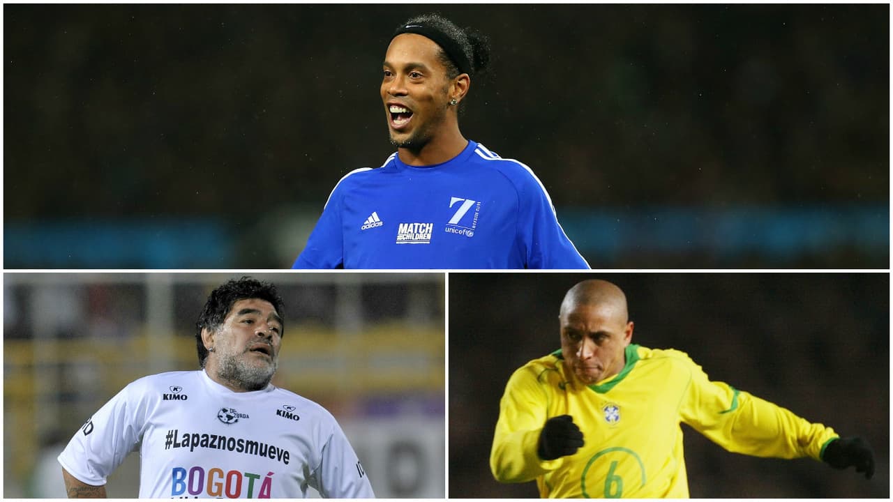 Maradona/ Ronaldinho/Roberto Carlos
