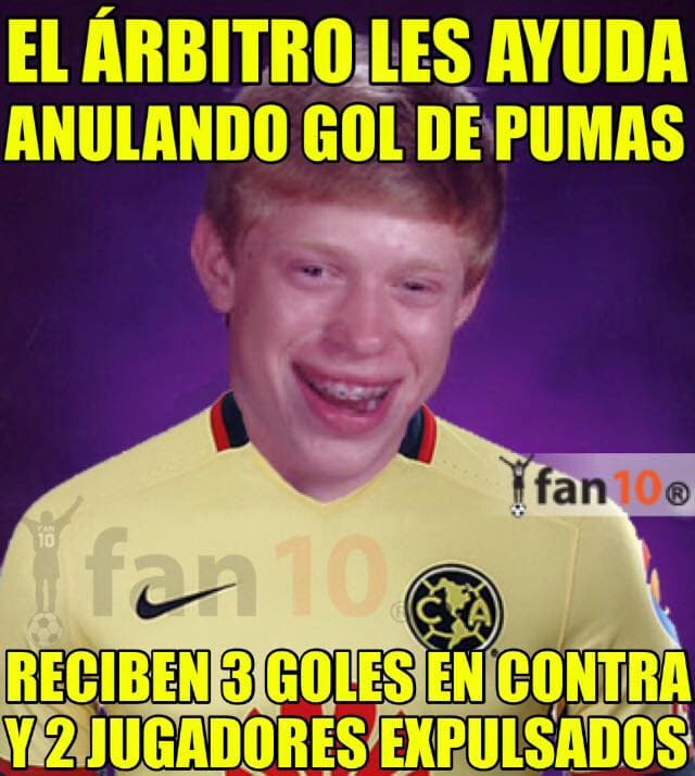 Ahora le tocaron las burlas al América luego de que fuera goleado por Pumas que pone a los Universitarios muy cerca de la final.