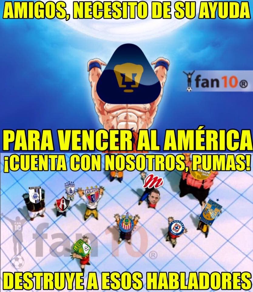 Ahora le tocaron las burlas al América luego de que fuera goleado por Pumas que pone a los Universitarios muy cerca de la final.