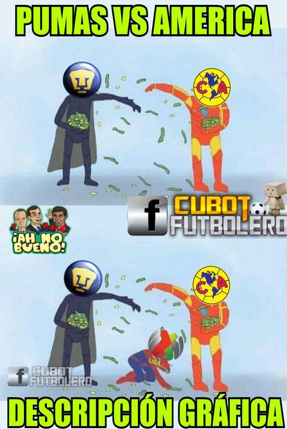 Ahora le tocaron las burlas al América luego de que fuera goleado por Pumas que pone a los Universitarios muy cerca de la final.