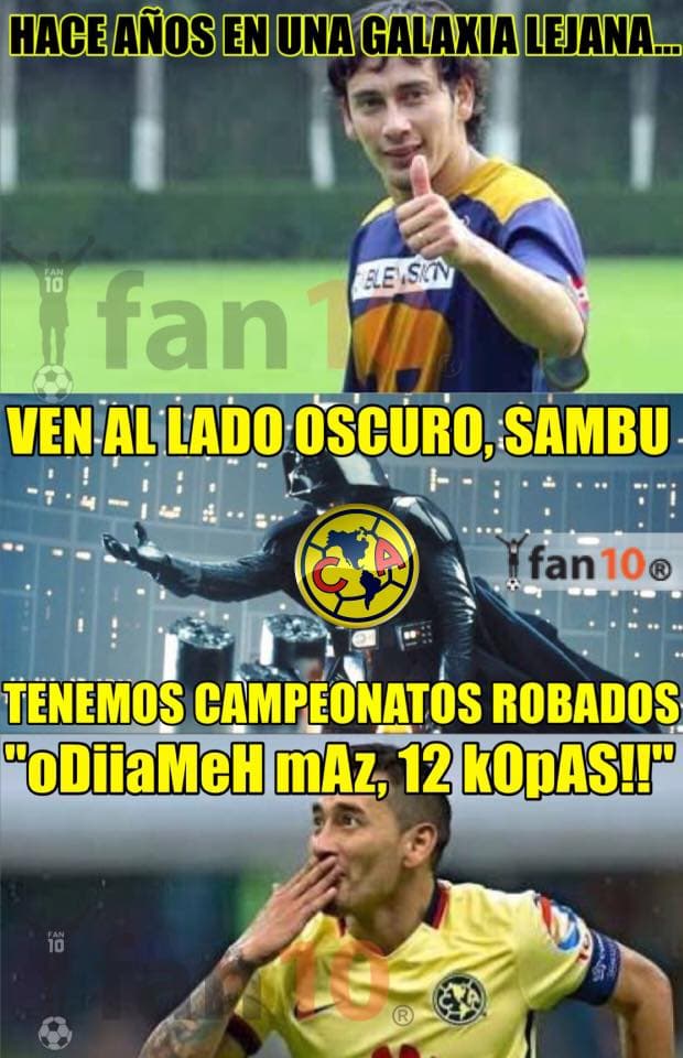 Ahora le tocaron las burlas al América luego de que fuera goleado por Pumas que pone a los Universitarios muy cerca de la final.