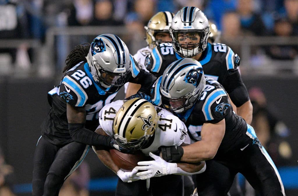 La victoria de los Saints sobre los Panthers es su primera anotando 12 o menos puntos desde 1998.