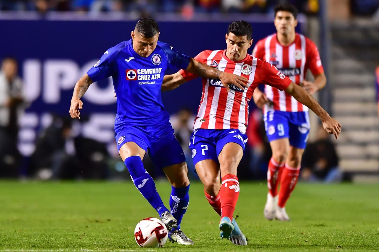 Con goles de Luis Reyes y Germán Berterame, Atlético San Luis gana y manda a Cruz Azul al fondo de la tabla.