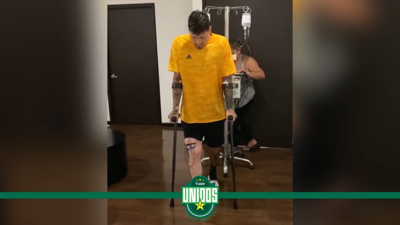 Unidos FC | La recuperación de Nico Castillo empieza en la contingencia