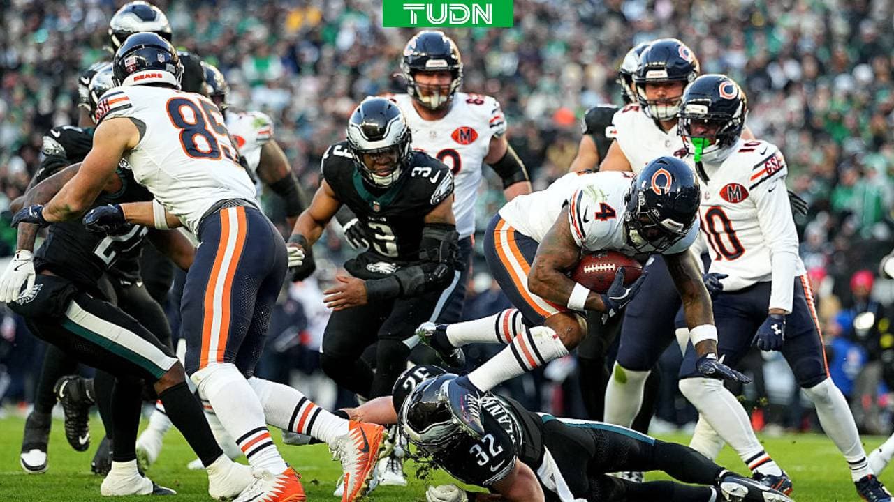 DAndre Swift consigue el touchdown.