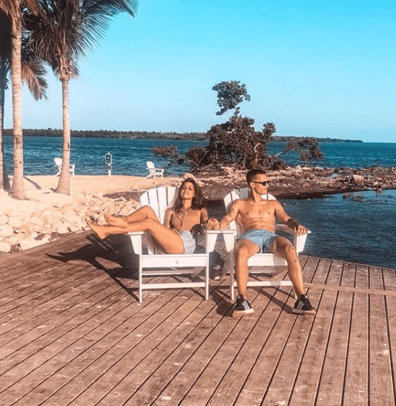 Sergio Canales y su pareja están por estos días en los Estados Unidos. Específicamente en Florida.