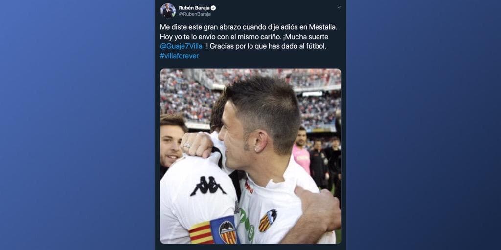 Estas son las reacciones en redes después del anuncio del retiro del futbol de David Villa.