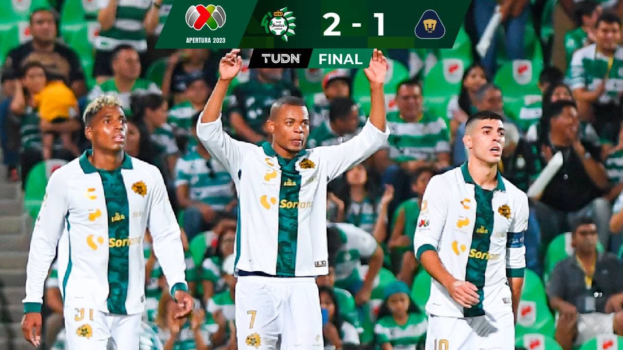 Pumas se cae en una laguna de errores ante Santos