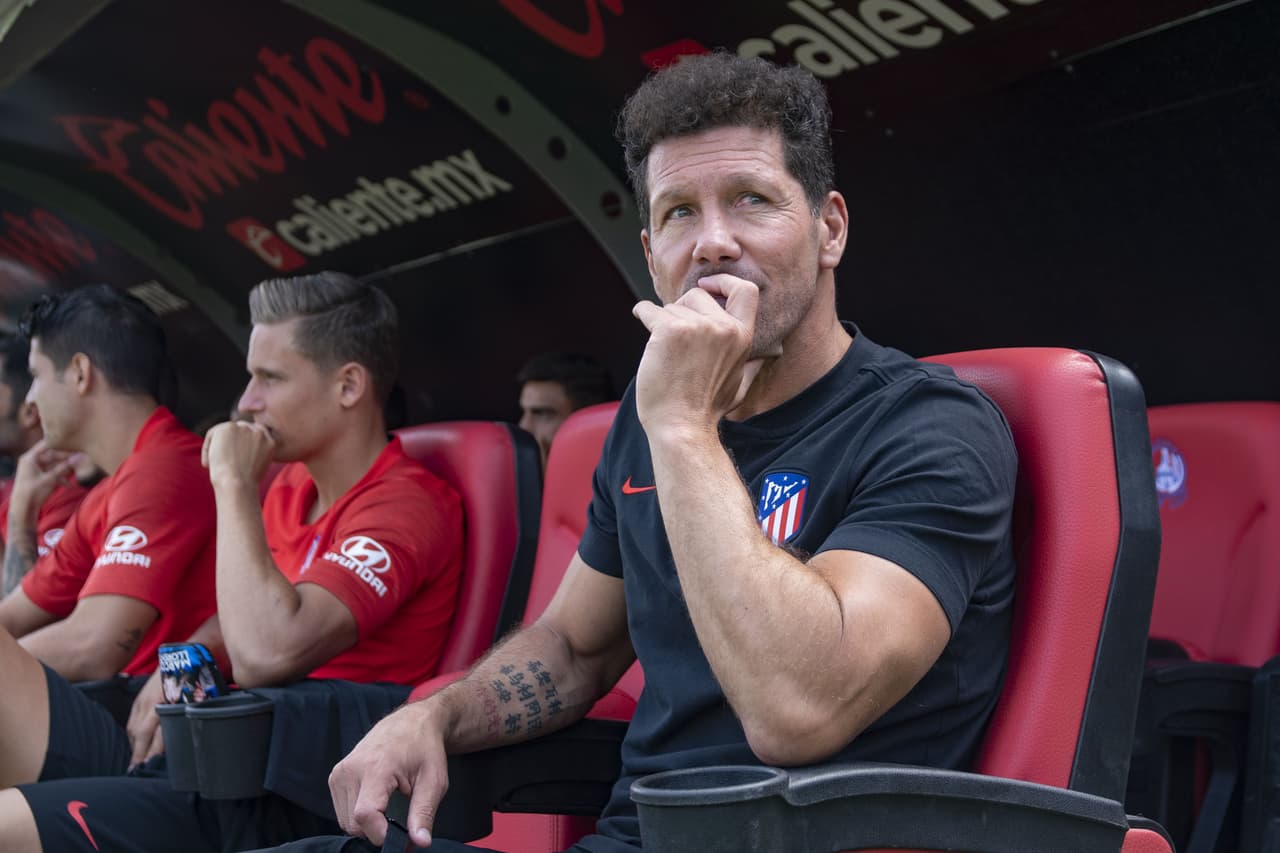 Por su parte, Diego Simeone venía de vencer con facilidad a las estrellas de la MLS.