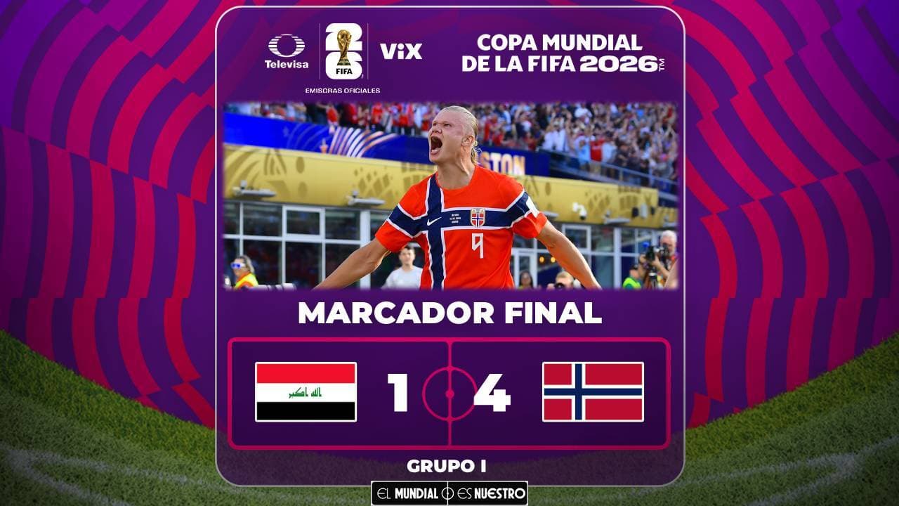 Irak vs. Noruega: goles, resultado y resumen del Mundial 2026