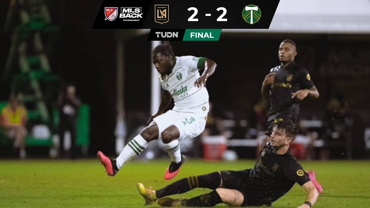 Empate entre el LAFC y el Portland Timbers.