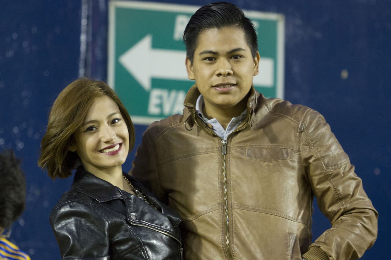 El colorido de la afición en la Jornada 17