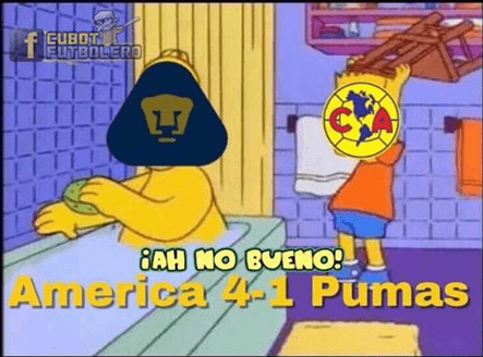 El partido entre Pumas y América, con las críticas al árbitro y con el recuerdo de un Chivas eliminado, dieron algunos de los memes de la jornada de cuartos de final de Liga MX.