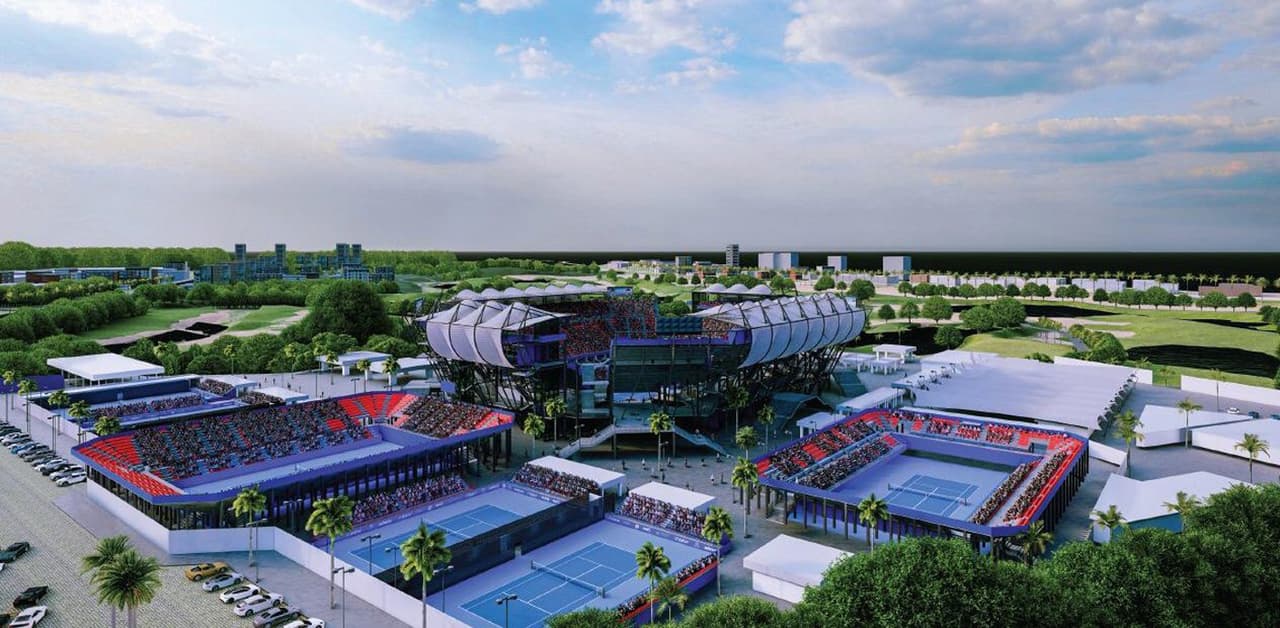 Presentan detalles del nuevo estadio del Abierto Mexicano de Tenis