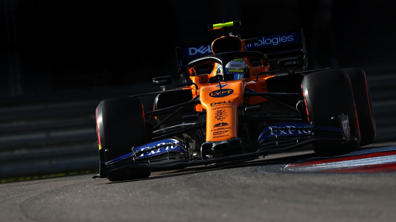 Norris de McLaren registró 1:33.517. Arrancará en la séptima posición.