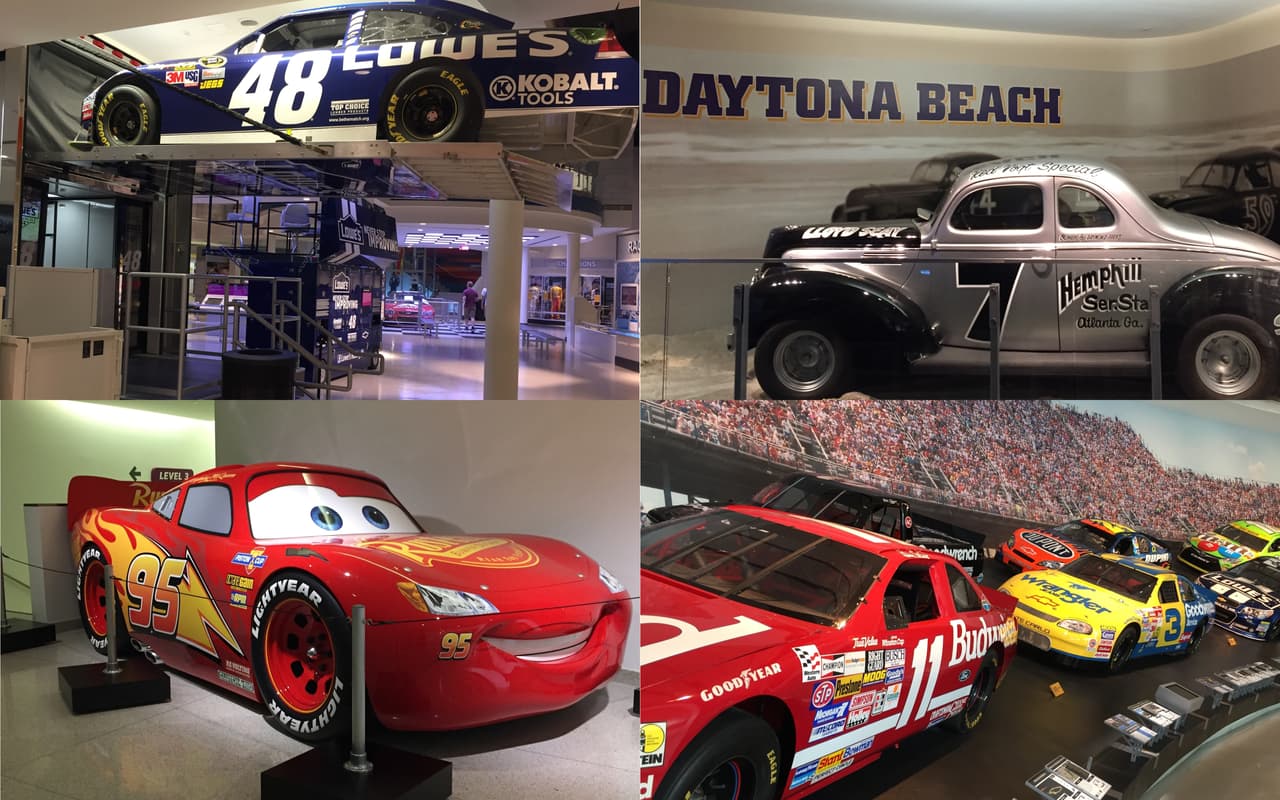 Ubicado en el centro de la ciudad de Charlotte, la NASCAR, que es máxima categoría del automovilismo en Estados Unidos, y es un recinto que muestra la historia, el trasfondo y todas esas historias y personajes emanados de este interesante serial.