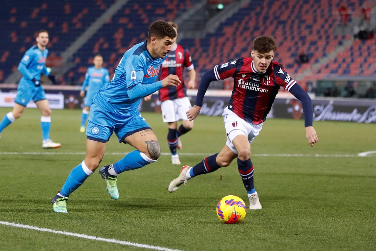 Con dos anotaciones del mexicano Hirving Lozano (20', 47'), el Napoli se lleva la victoria sobre Bologna durante la Jornada 22 y se posicionan terceros en la tabla de la Serie A.