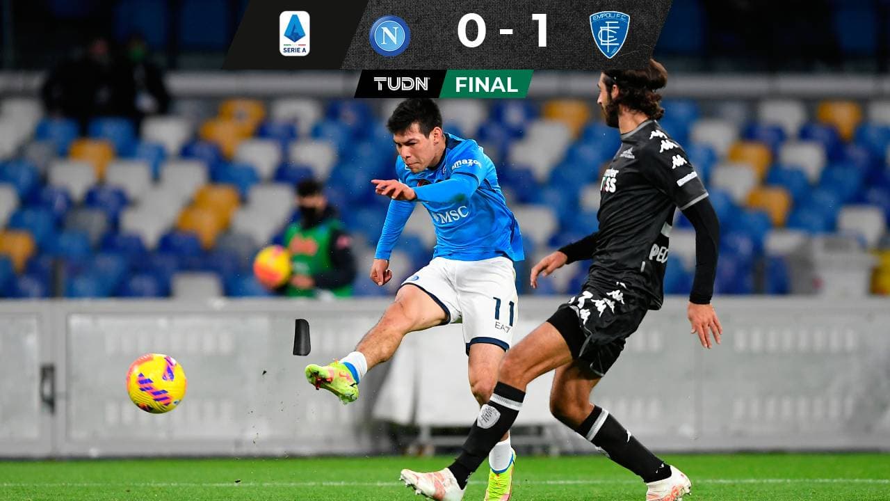 Chucky Lozano juega un gran partido pese a derrota del Napoli