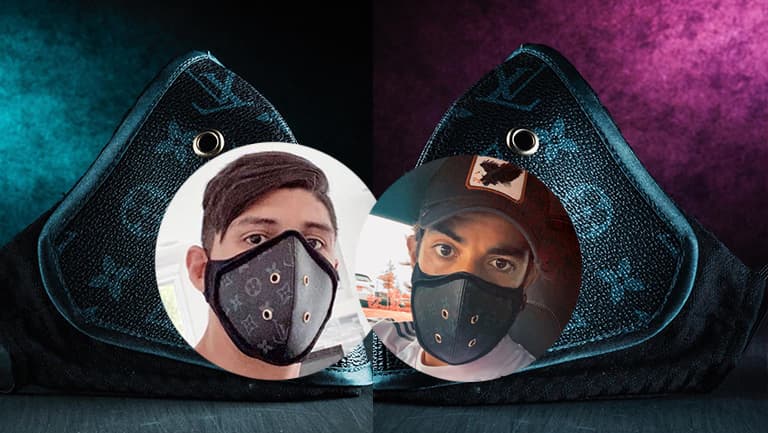 Hasta 10 mil pesos, los cubrebocas que presumen Pizarro y Pulido