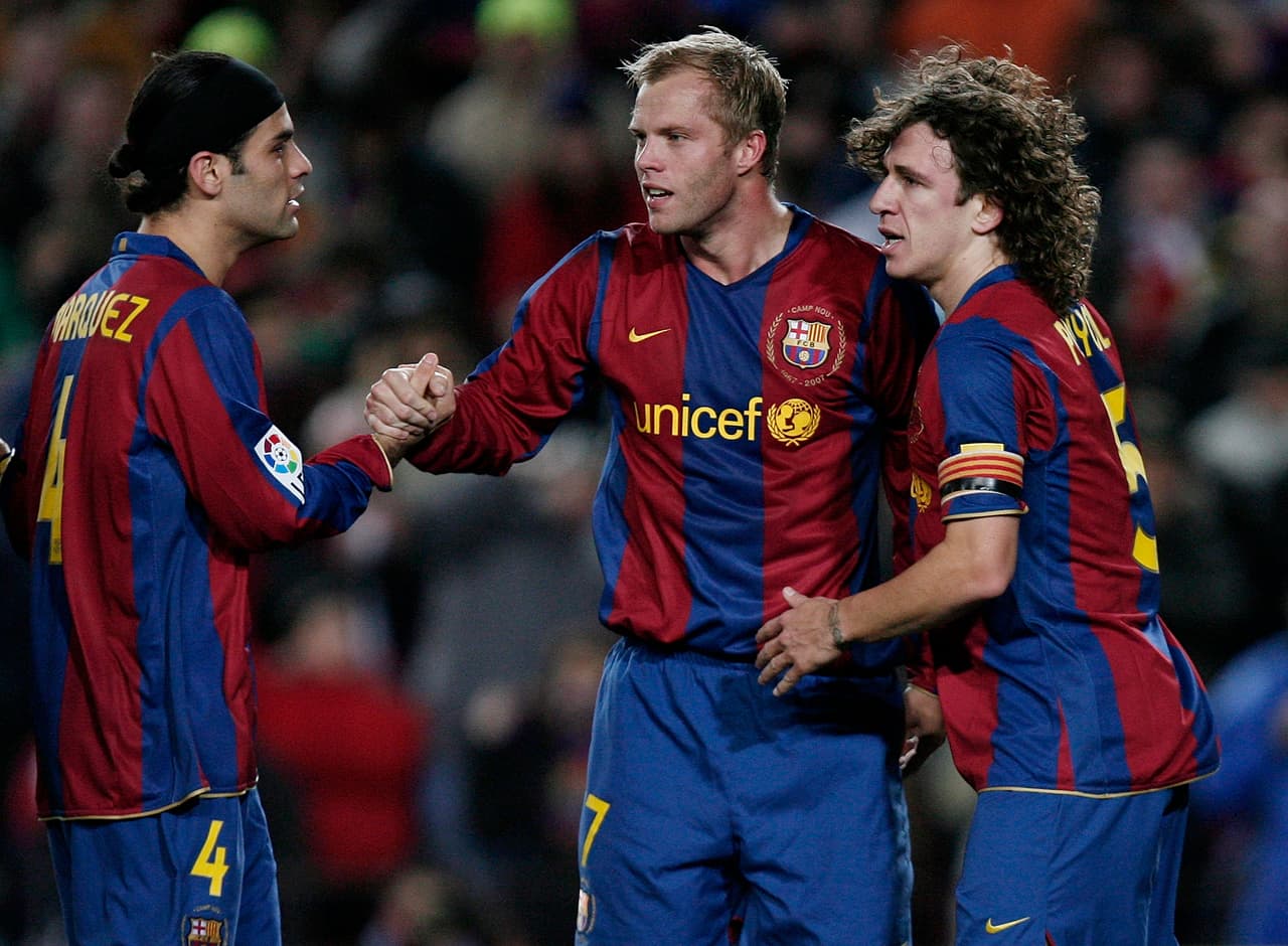 En su estadía con el equipo azulgrana, Rafa compartió con jugadores clásicos del equipo como Carles Puyol, Ronaldinho, Edmílson, Xavi Hernández, Andrés Iniesta o Samuel Eto'o.