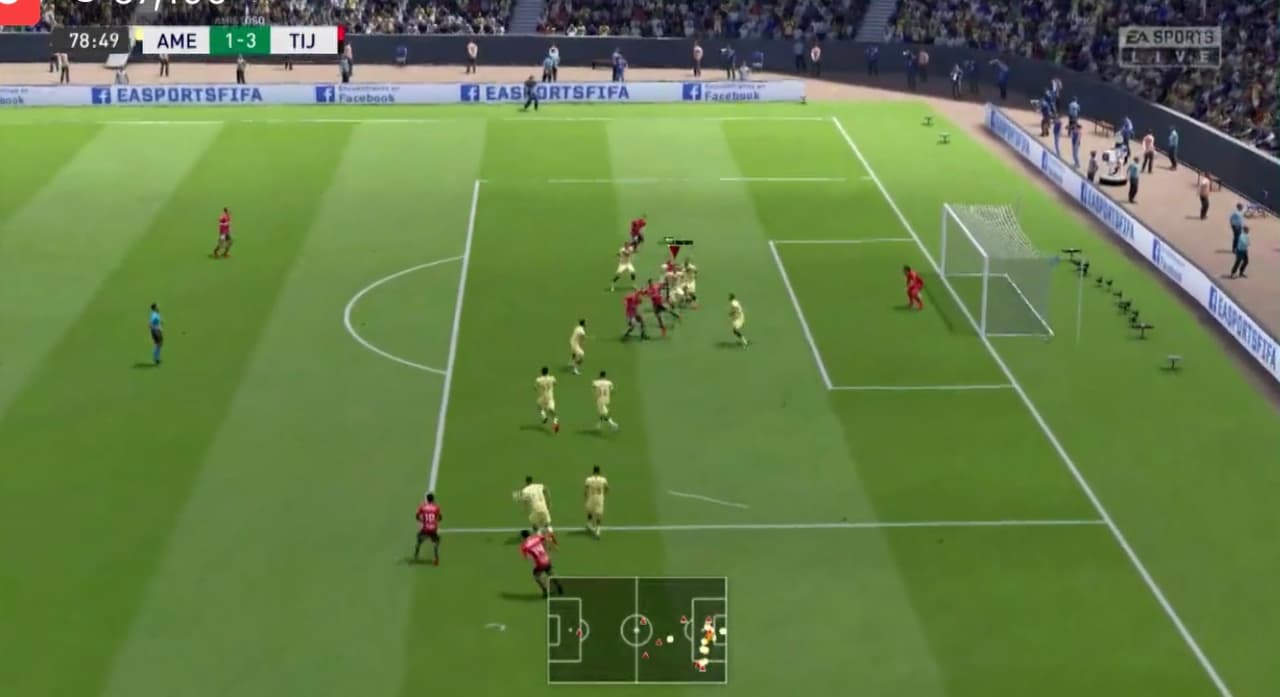 Santiago Cáseres cae en su debut de la eLiga MX frente a Miguel Barbieri, el americanista no encntó su juego y cayó 3-1 frente al xolaje.