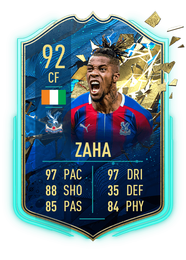 Wilfred Zaha tendrá sus altibajos pero es un buen jugador y muy efectivo en el FIFA.