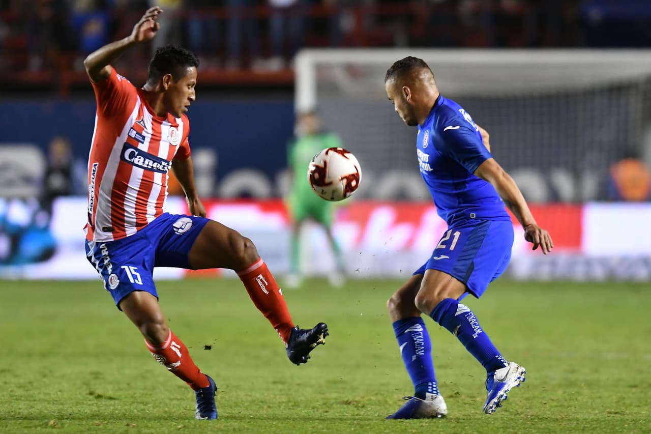 Con goles de Luis Reyes y Germán Berterame, Atlético San Luis gana y manda a Cruz Azul al fondo de la tabla.
