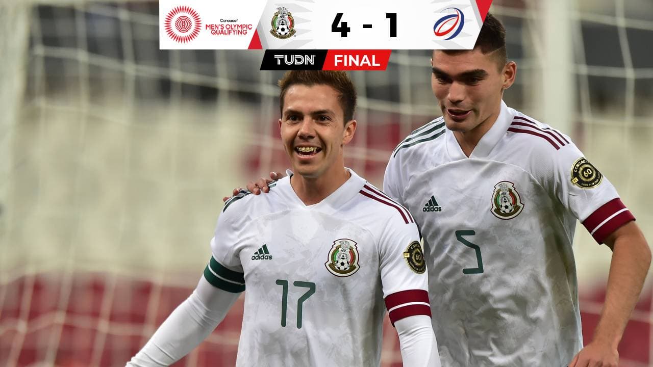 México vs República Dominicana en el primer día de actividades del Preolímpico de la Concacaf rumbo a Tokyo 2020.