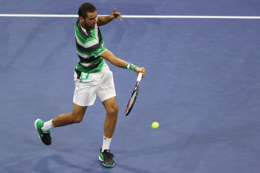 El croata y séptimo sembrado Marin Cilic se enfrentó contra el polaco Hubert Hurkacz, a quien eliminó sin complicaciones en sets consecutivos (6-2, 6-0 y 6-0).
