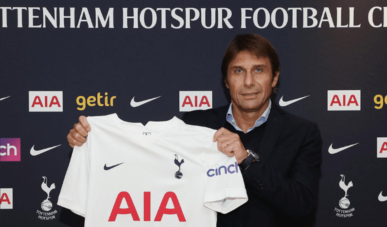 Tottenham anuncia a Antonio Conte como su nuevo DT hasta el 2023