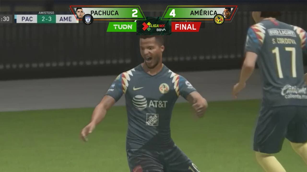 ¡Grandeza pura! América remonta y vence a Pachuca en eLiga MX