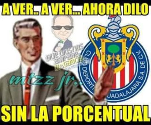 Memes de Cruz Azul vs Chivas