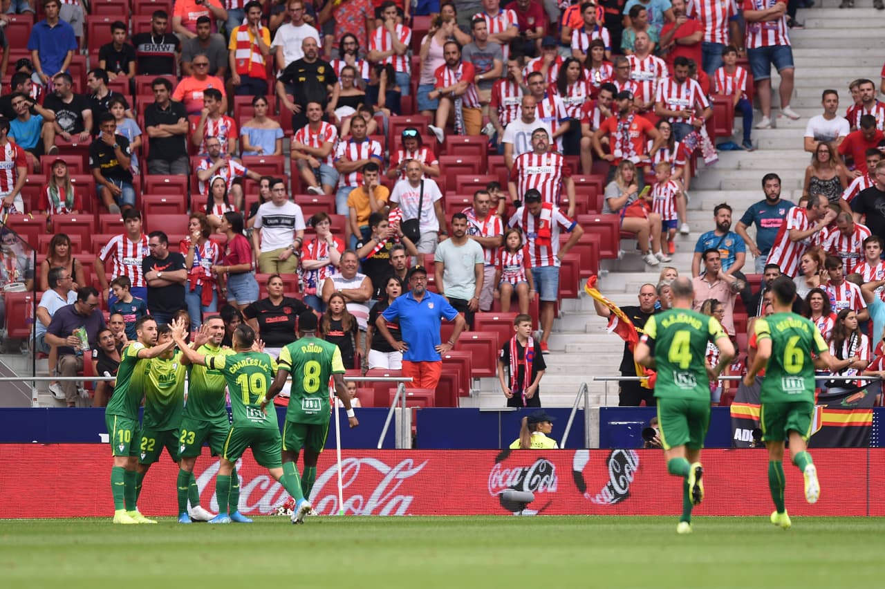 Celebración del gol.