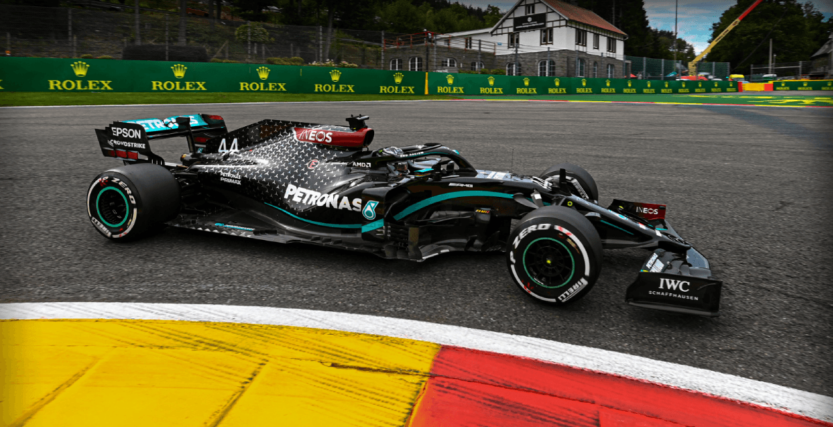 Hamilton ni sudó por la victoria del GP de Bélgica